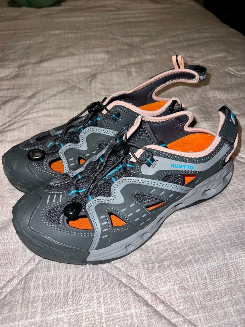HUMTTO Unisex Amphibious Closed Toe Hiking Sandals | Men’s 6-6.5, Women’s 7.5-8